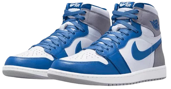 Side View of Jordan 1 Retro High OG True Blue